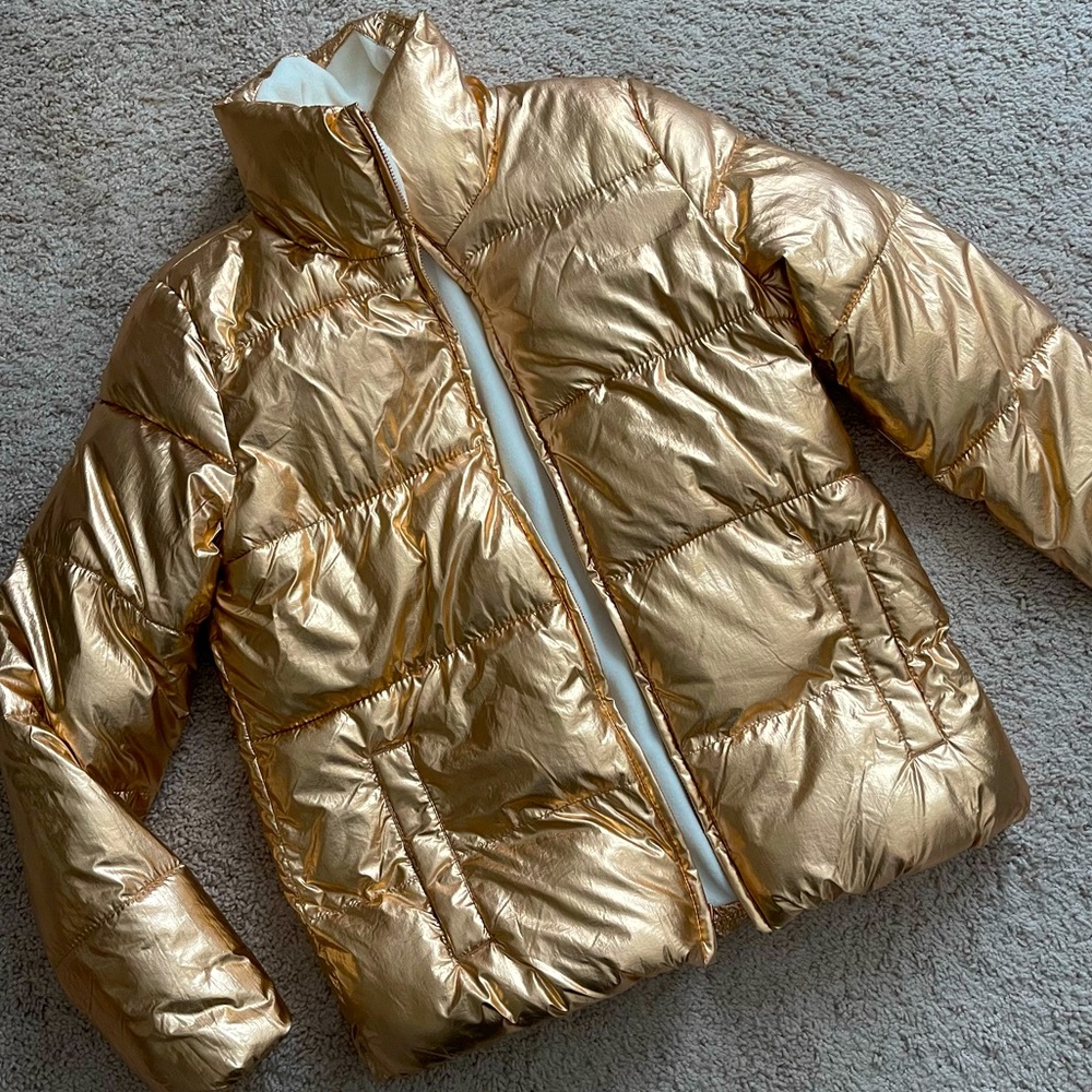 Rose Gold Puffer Jacket